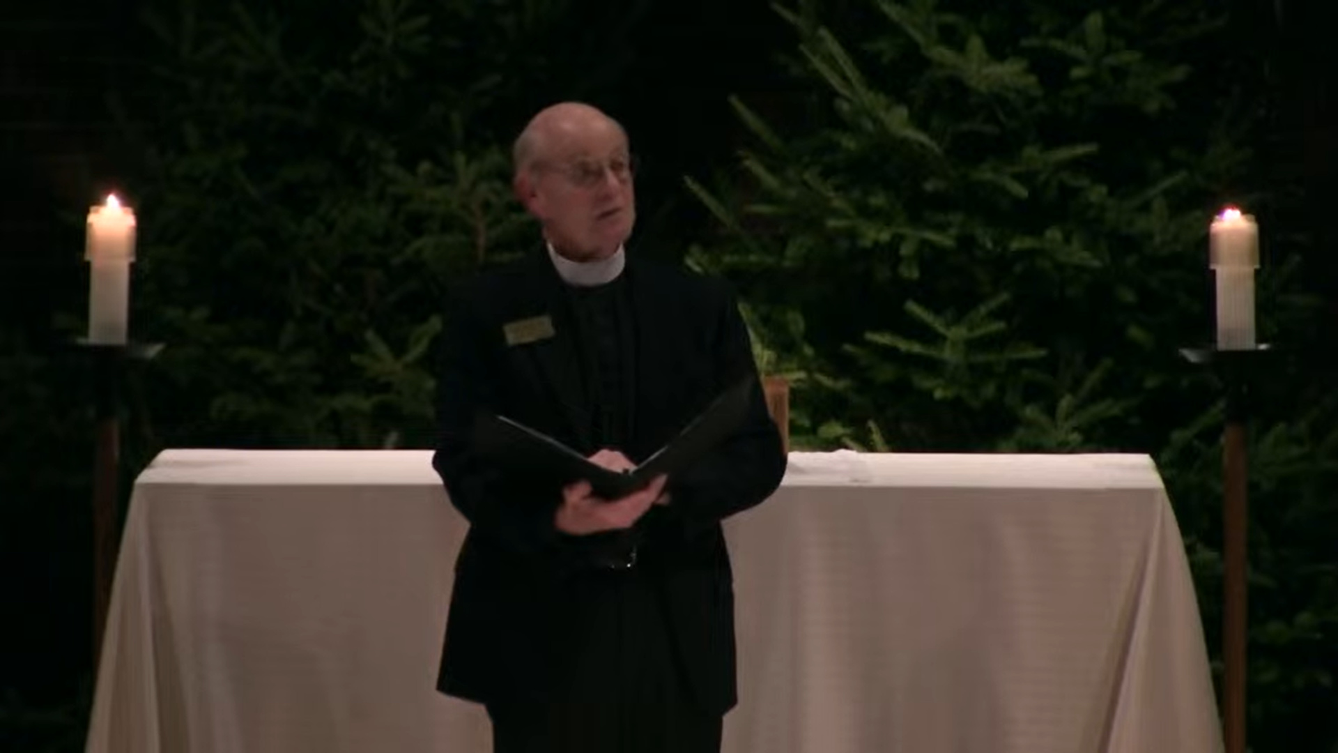 Glenn Seefeldt preaching at Nativity Lutheran Church