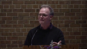 Dan Bielenberg preaches at Nativity Lutheran Church