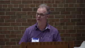 Dan Bielenberg preaching at Nativity Lutheran Church