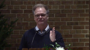 Deacon Dan Bielenberg preaching at Nativity