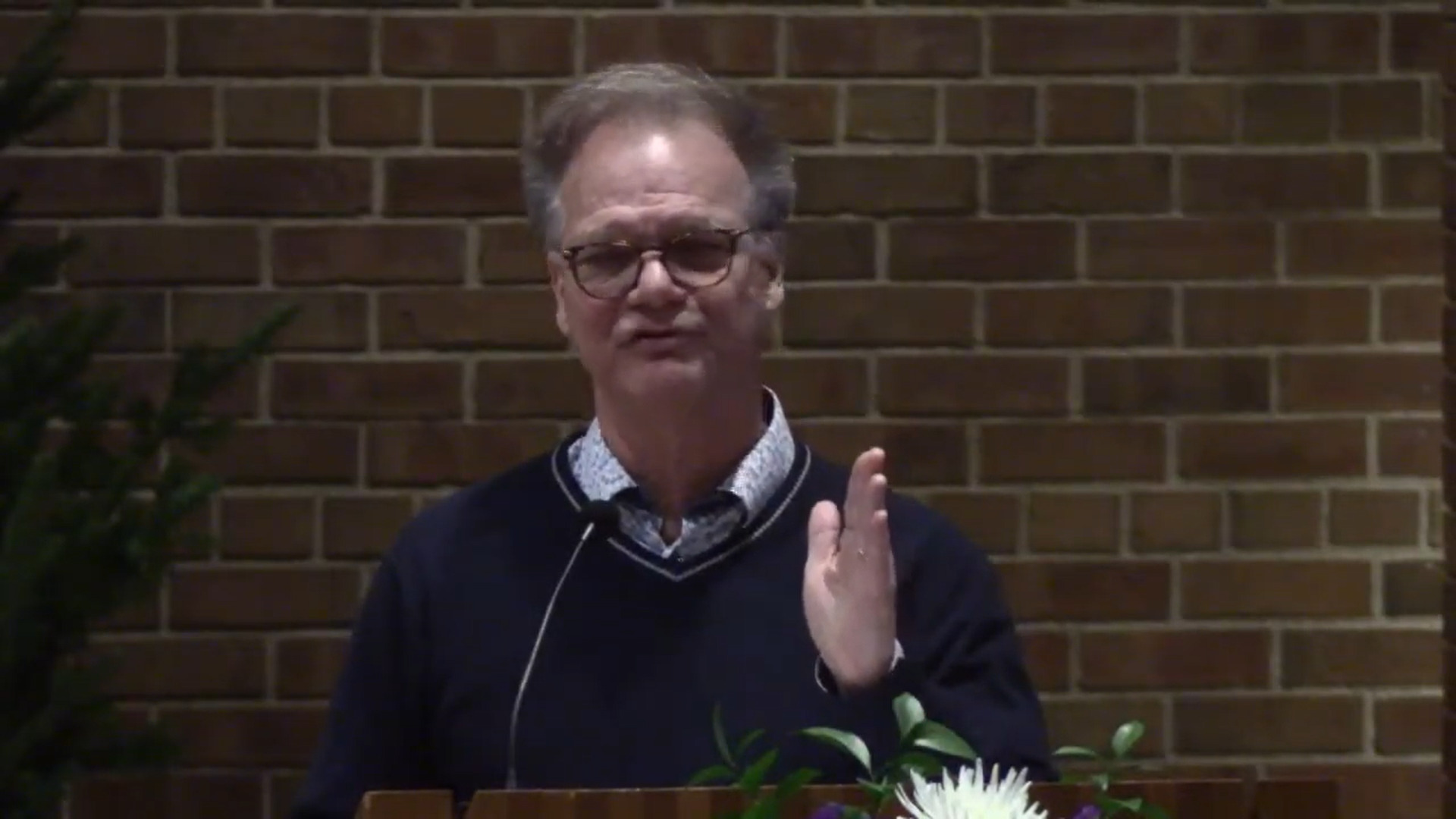 Deacon Dan Bielenberg preaching at Nativity