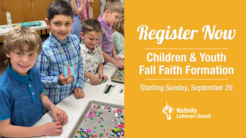 Registration Is Open for Fall Children & Youth Programs!