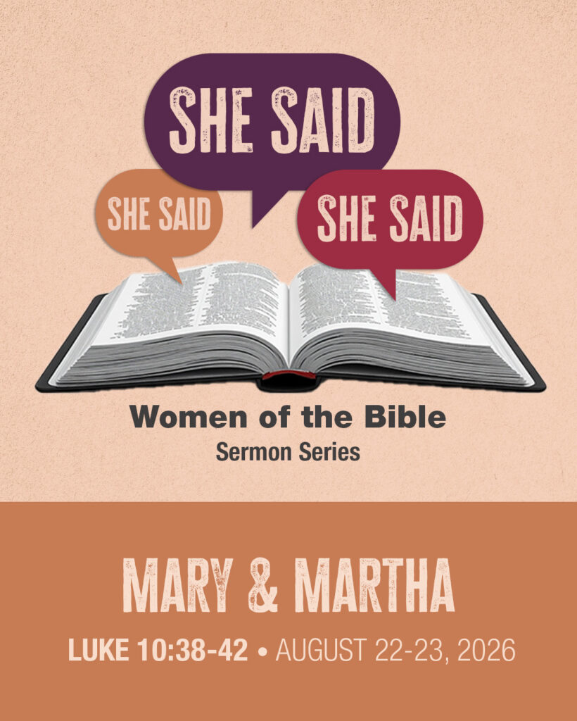 Mary and Martha – Luke 10:38-42