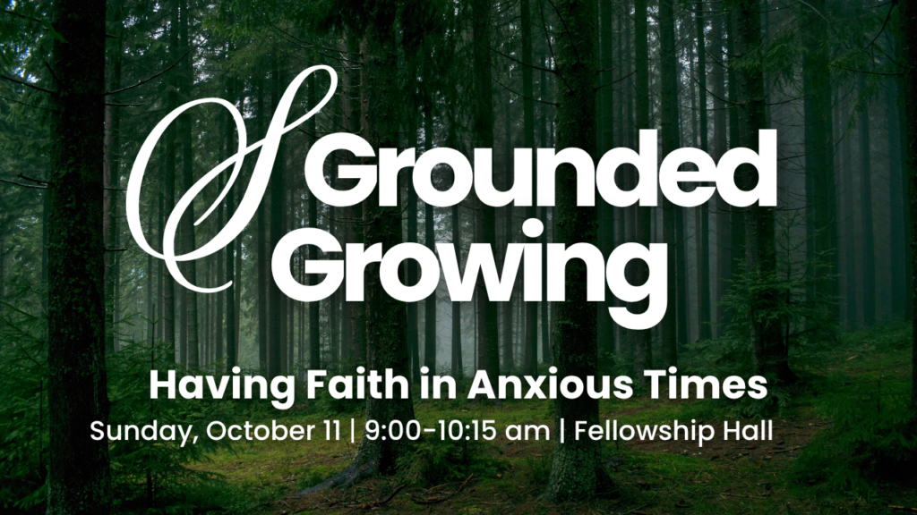 Having Faith in Anxious Times
