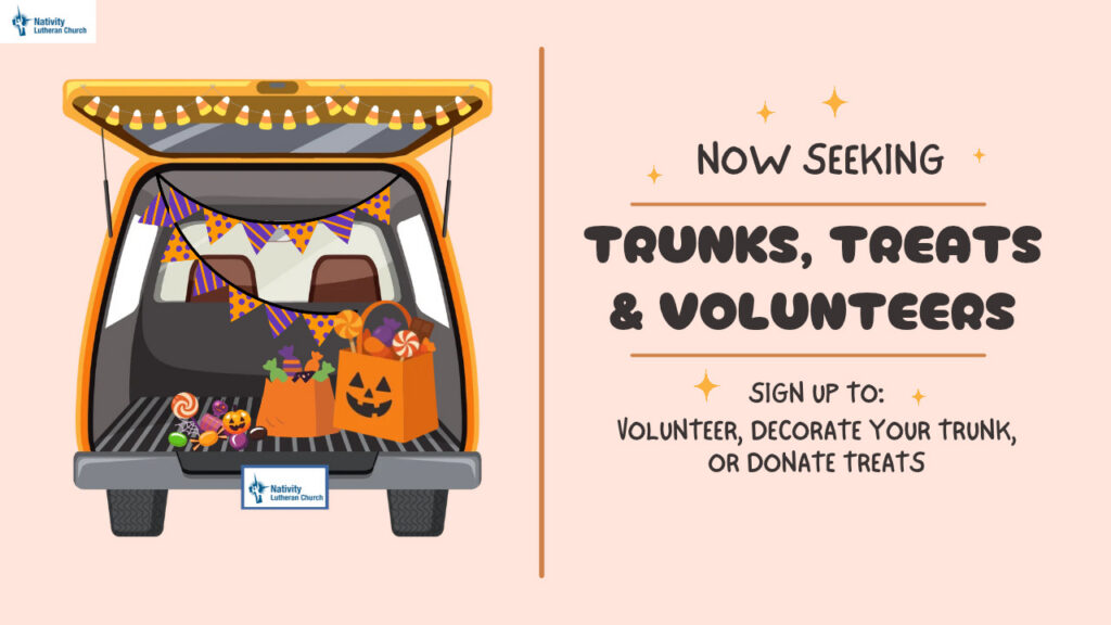 Seeking Trunks & Treats!